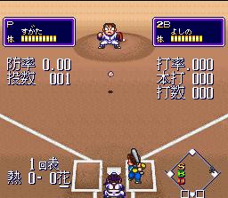 Downtown Nekketsu Baseball Monogatari - Baseball de Shoufuda! Kunio-kun